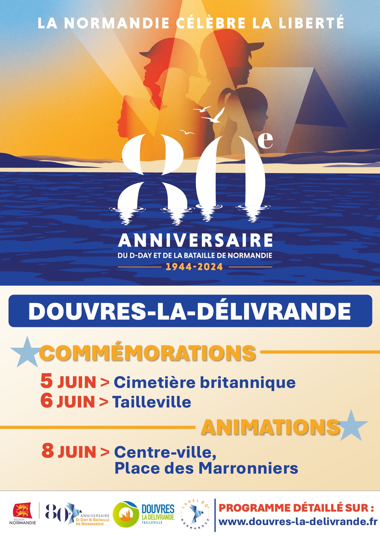 80e anniversaire du Débarquement | Mairie de Douvres la Délivrande