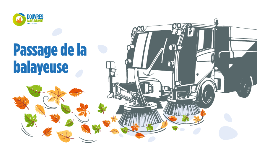 La balayeuse intervient les 5 et 6 octobre