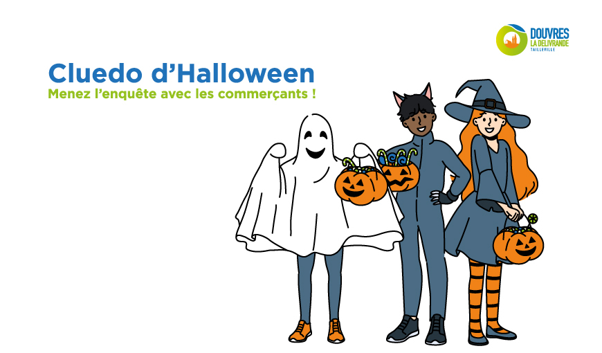 Cluedo d'Halloween - Menez l'enquête avec les commerçants