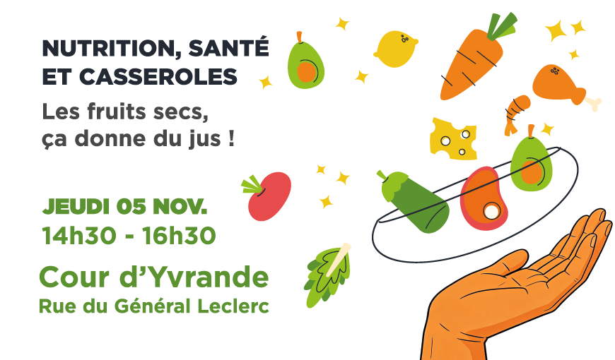Nutrition, santé et casseroles – Les fruits secs, ça donne du jus !